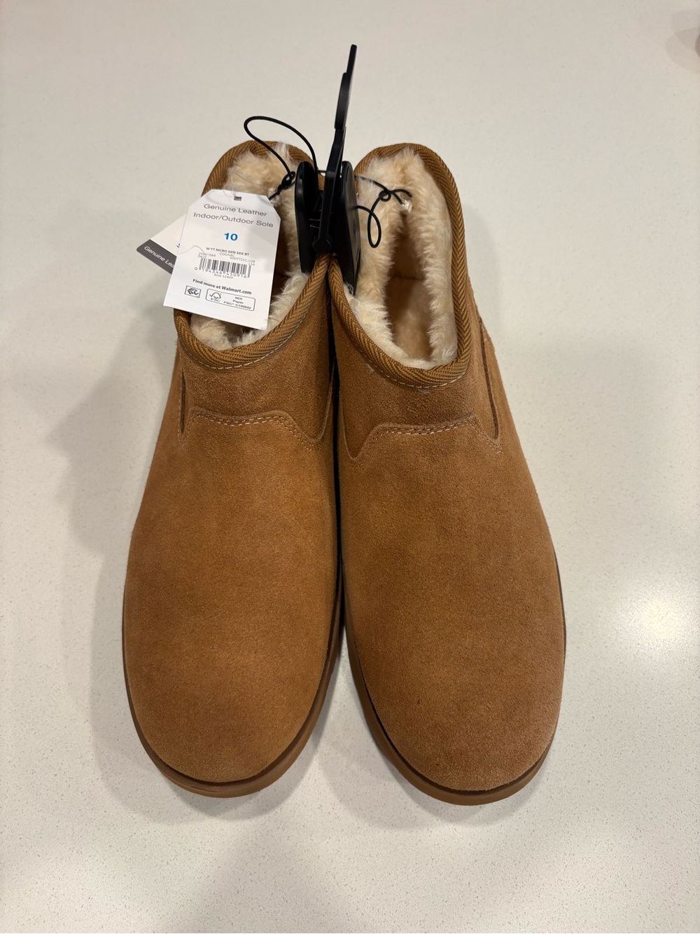 Time and Tru Women's Tan suede Ankle Booties